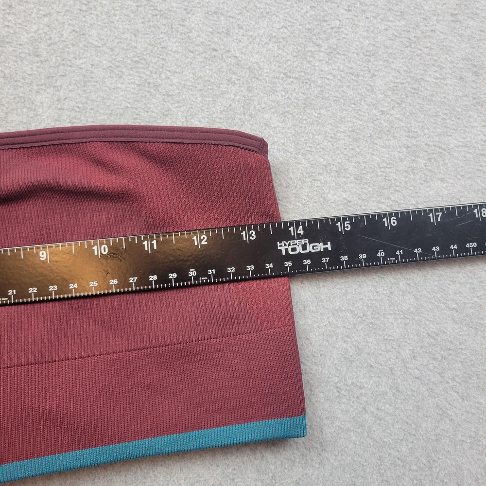 Outdoor Voices Sports Bra Womens Medium Burgundy One Shoulder Asymmetrical Yoga - Picture 4 of 12